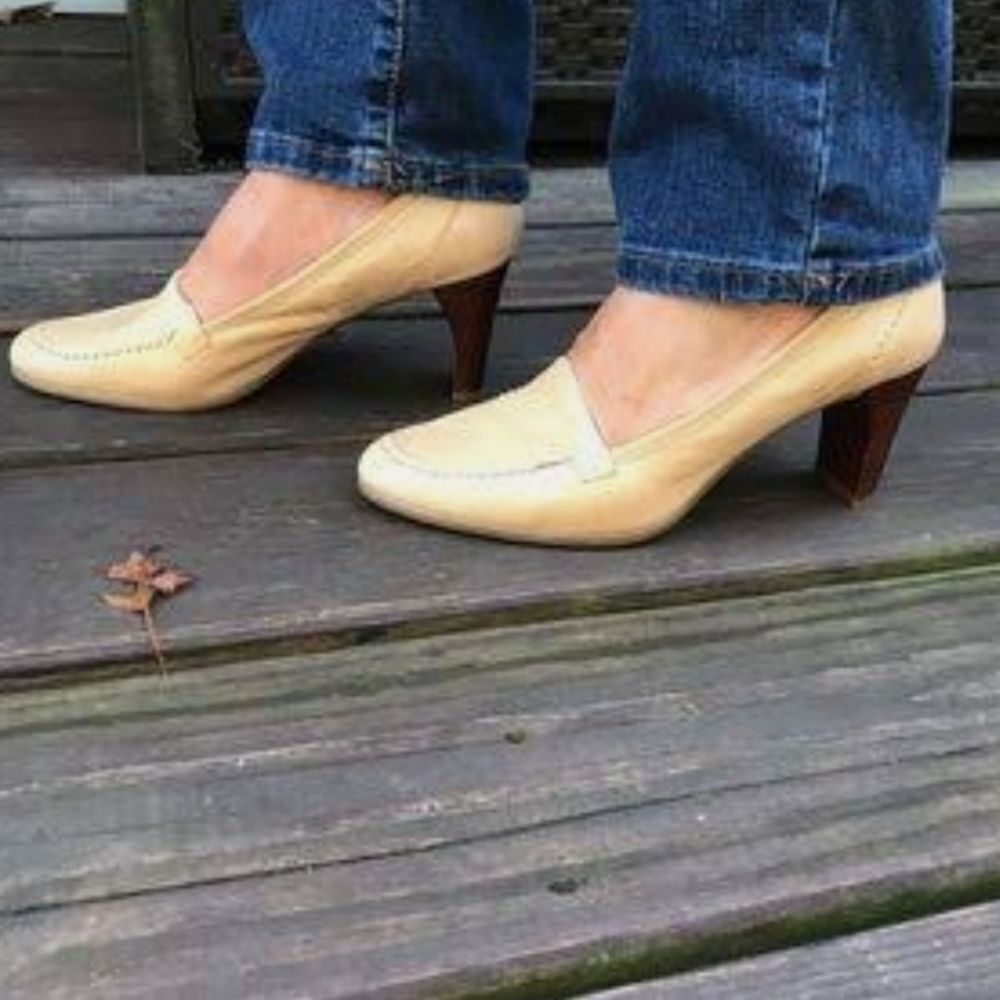BRAND NEW AEROSOLES HEELREST SQUARE TOE LOW BLOCK HEEL SLIP ON PUMP